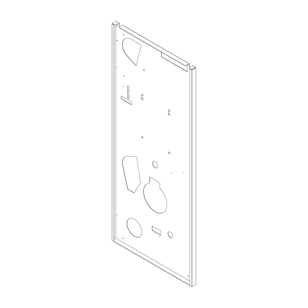 BOSCH Ersatzteil TTNR: 8738804940 Rückwand CLA-1 75-100 (l) everp... JUNKERS-8738804940 4057749622310 (Abb. 1)