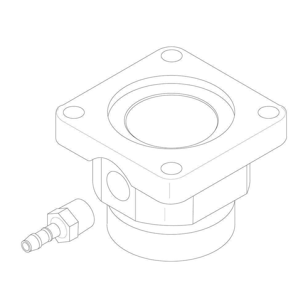 BOSCH Ersatzteil TTNR: 8738804980 Flansch VR4615 everp... JUNKERS-8738804980 4057749624475 (Abb. 1)