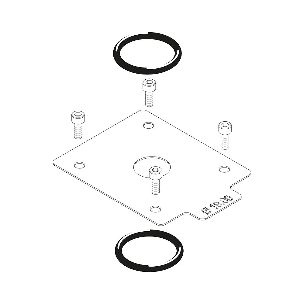 BOSCH Ersatzteil TTNR: 8738805007 Gasdrossel VR4XX D = 19,00 mm everp... JUNKERS-8738805007 4057749624741 (Abb. 1)