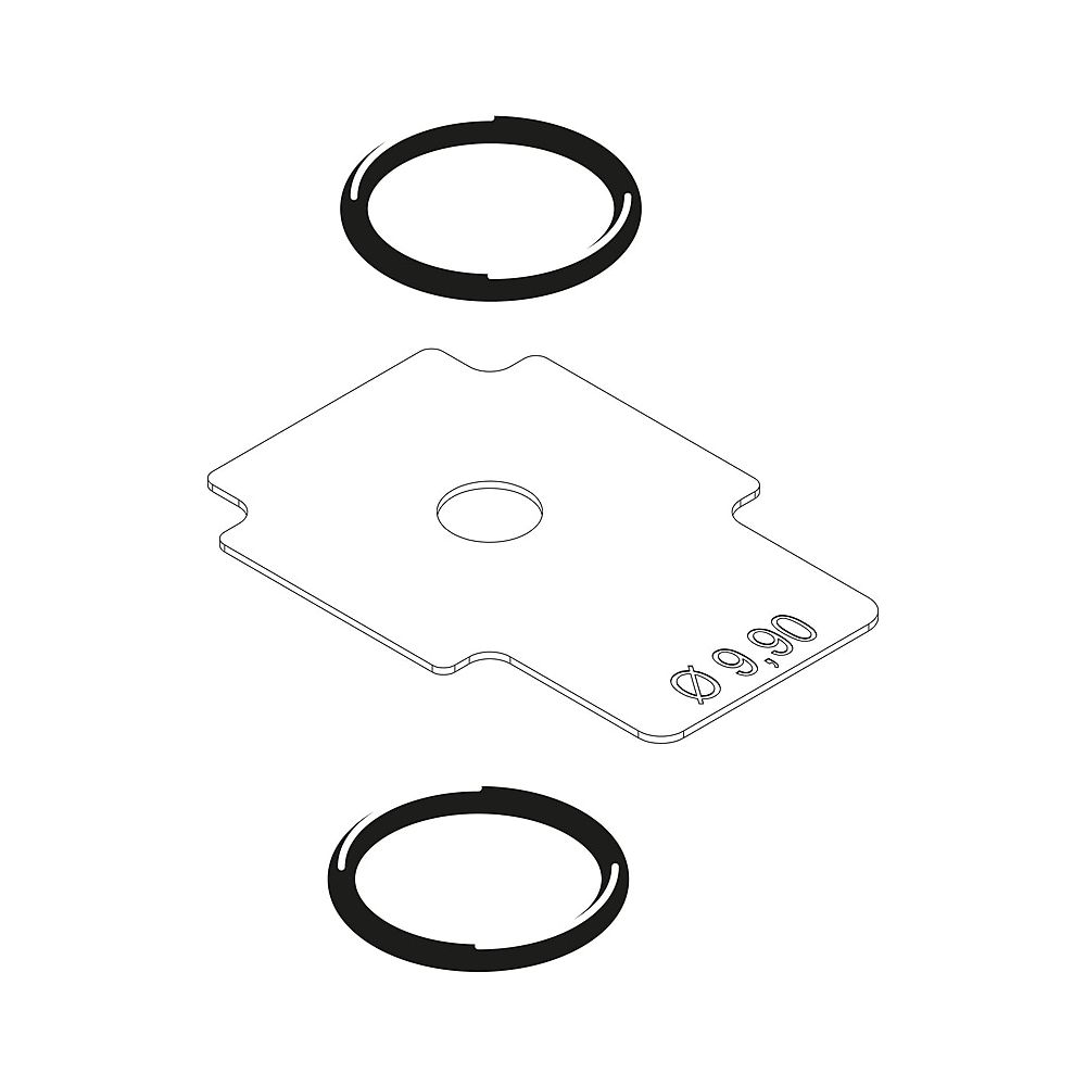 BOSCH Ersatzteil TTNR: 8738805027 Gasblende VR4615 D=9,90 mm everp... JUNKERS-8738805027 4057749624949 (Abb. 1)