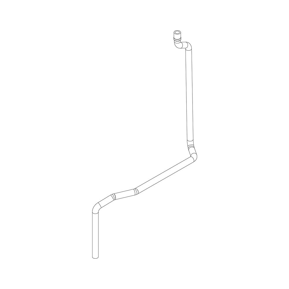 BOSCH Ersatzteil TTNR: 8738210454 Kondensatableitung D18 1790mm... JUNKERS-8738210454 4057749956910 (Abb. 1)