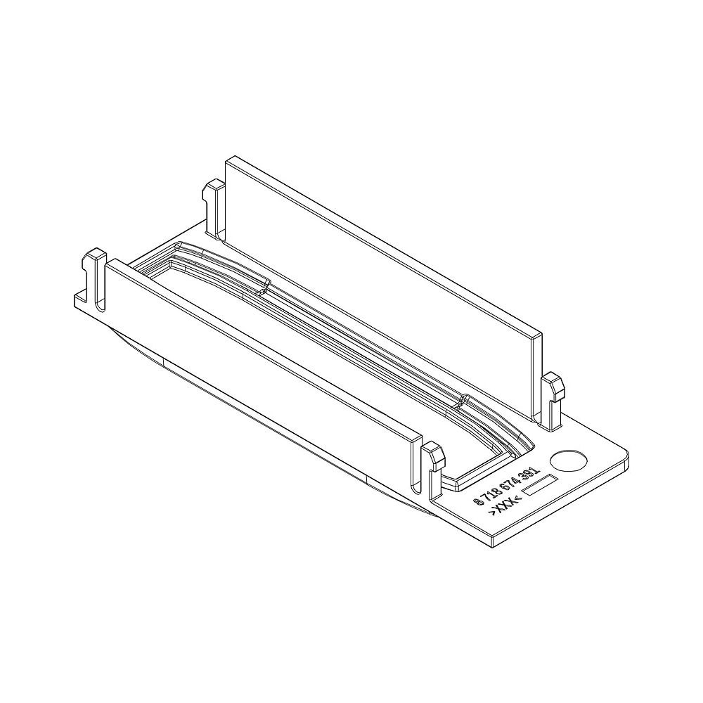 BOSCH Ersatzteil TTNR: 8737709148 Abdeckung (Ip PluX)... JUNKERS-8737709148 4057749856043 (Abb. 1)