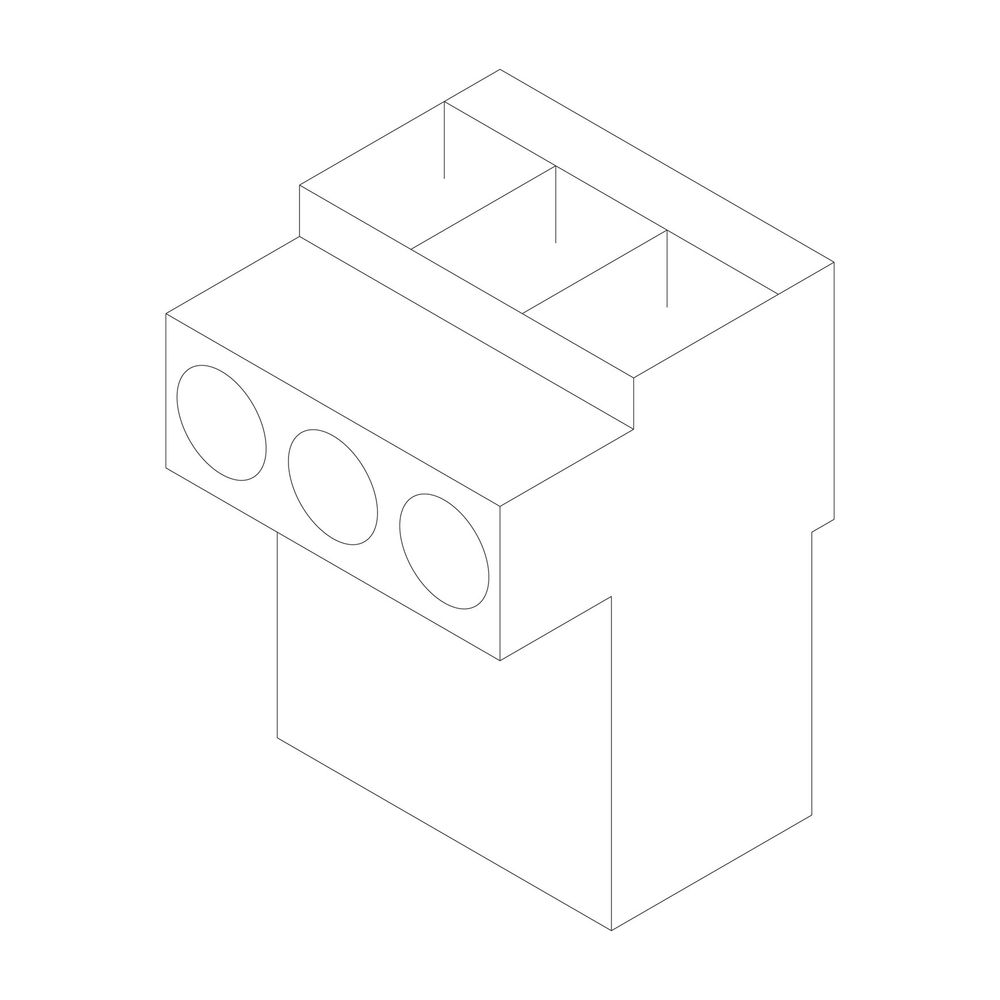 BOSCH Ersatzteil TTNR: 54912647 Anschlussklemme 3-polig grau LP... JUNKERS-54912647 4047416911885 (Abb. 1)