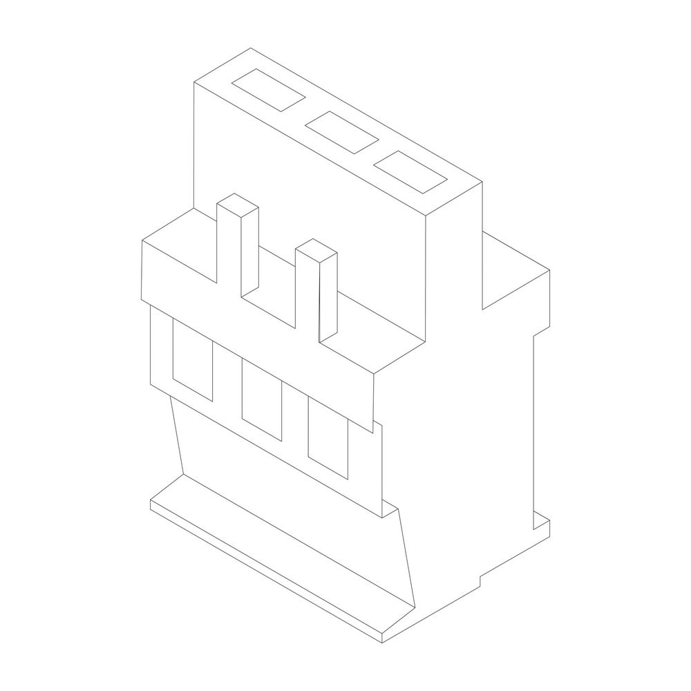 BOSCH Ersatzteil TTNR: 7746700126 Anschlusskl steckbar 3-pol türk EMS (2x)... JUNKERS-7746700126 4047416560236 (Abb. 1)