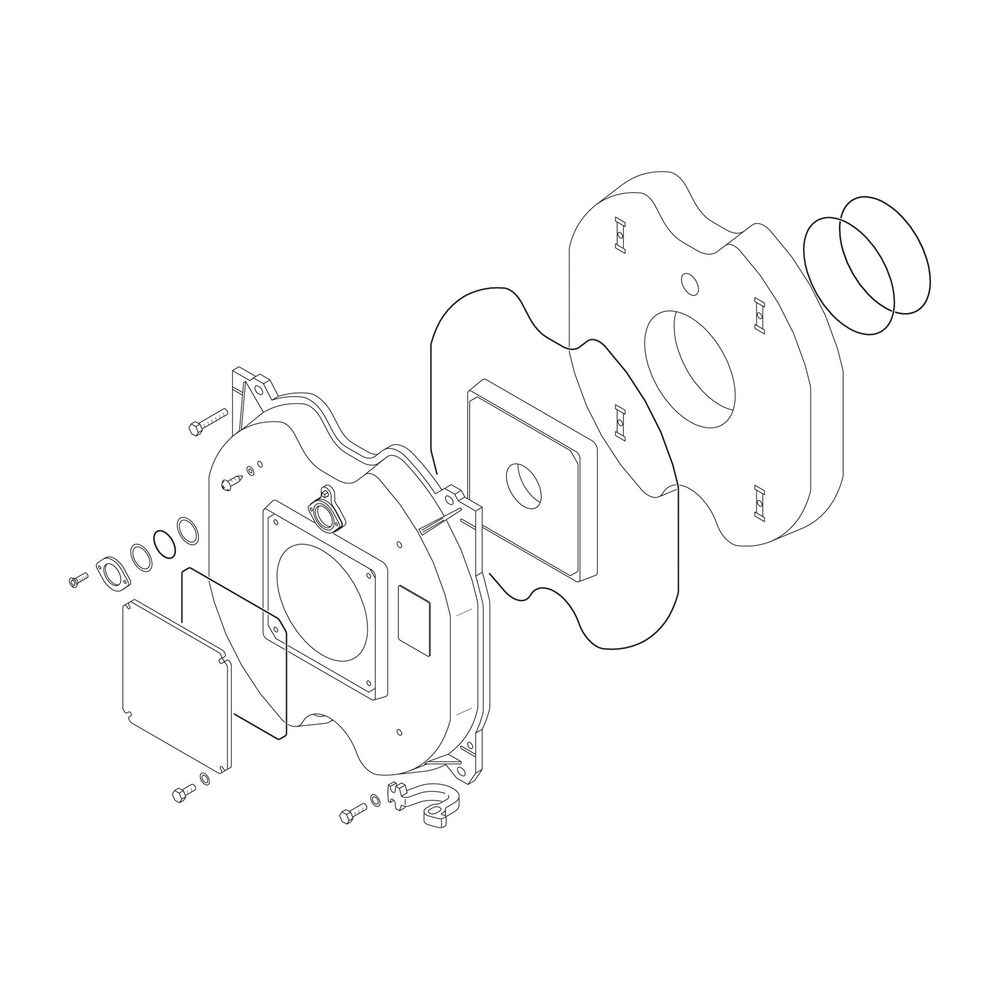 BOSCH Ersatzteil TTNR: 63015443 Brennertür GE315 everp... JUNKERS-63015443 4010009961543 (Abb. 1)