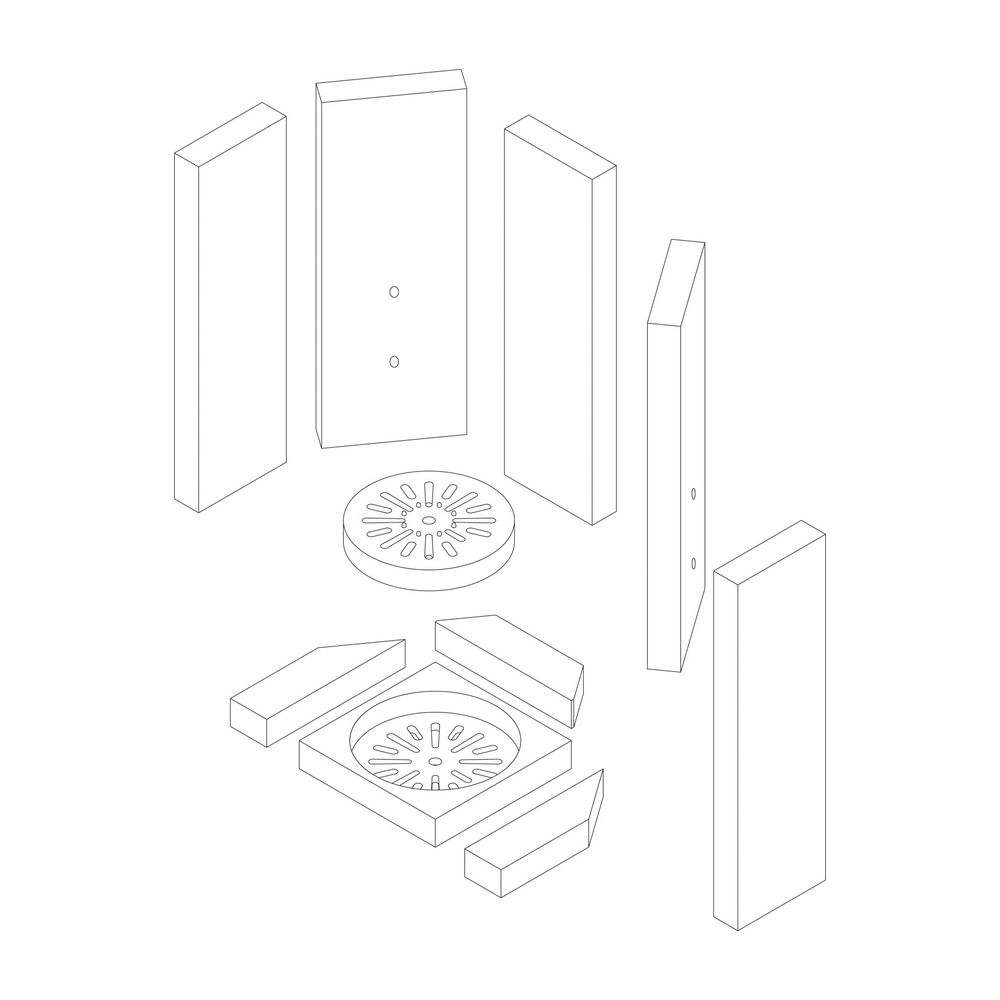 BOSCH Ersatzteil TTNR: 63016362 Schamottegarnitur 4+5 everp... JUNKERS-63016362 4051516795597 (Abb. 1)