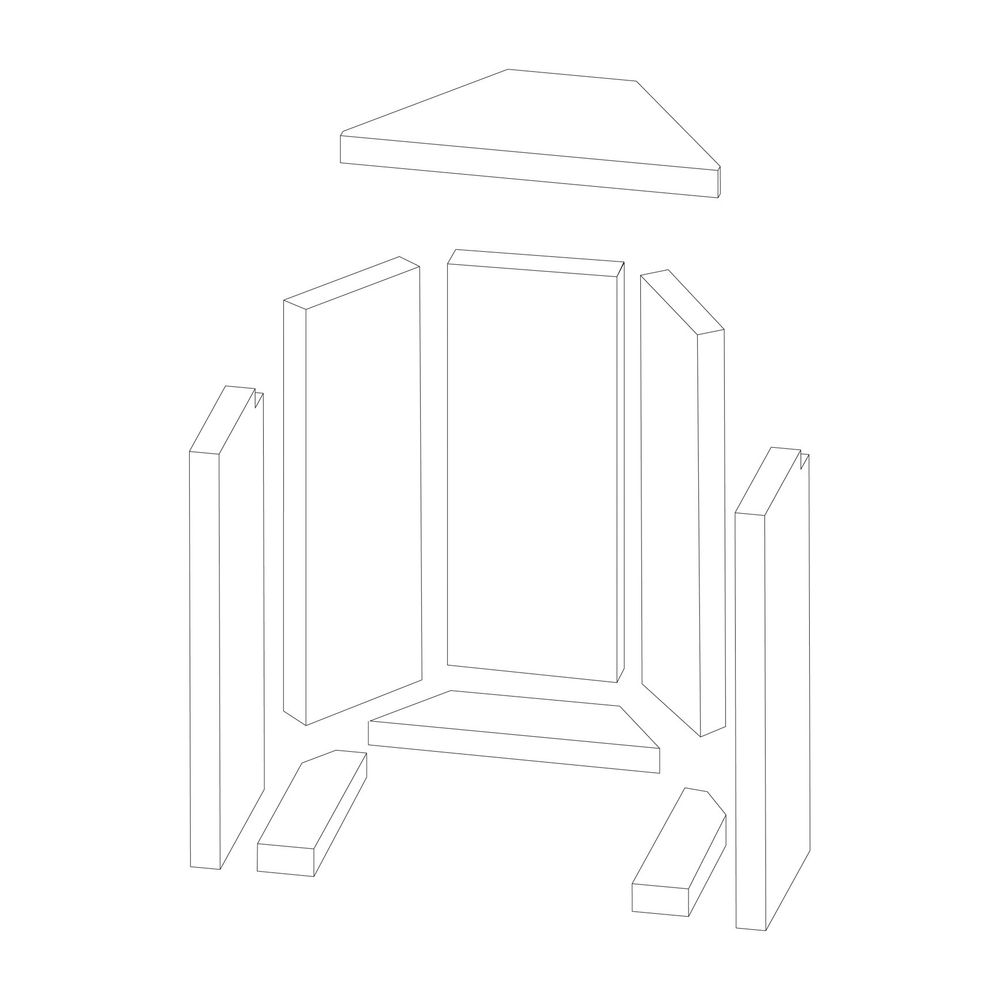 BOSCH Ersatzteil TTNR: 63029383 Schamottegarnitur everp... JUNKERS-63029383 4047416574240 (Abb. 1)