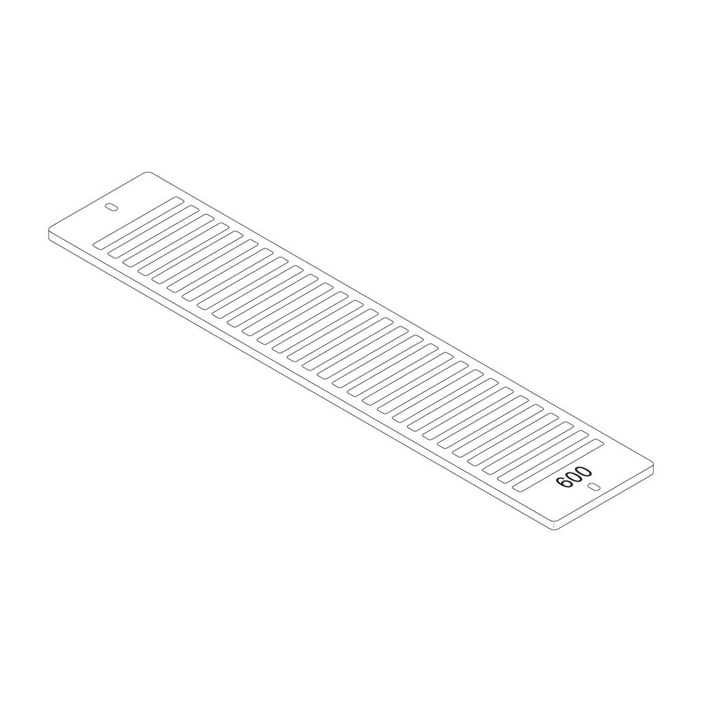 BOSCH Ersatzteil TTNR: 87183403060 Aufsteckgitter 20/22-600 RAL9016 everp... JUNKERS-87183403060 4010009206293 (Abb. 1)