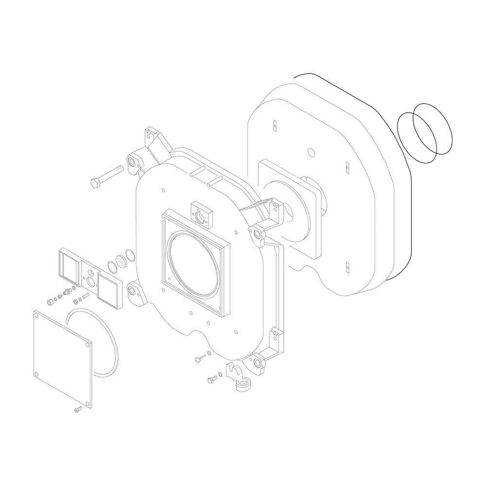 BOSCH Ersatzteil TTNR: 63015444 Brennertür GE515 everp... JUNKERS-63015444 4010009961550 (Abb. 1)