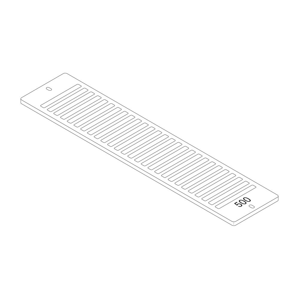 BOSCH Ersatzteil TTNR: 87183403050 Aufsteckgitter 20/22-500 RAL9016 everp... JUNKERS-87183403050 4010009206286 (Abb. 1)