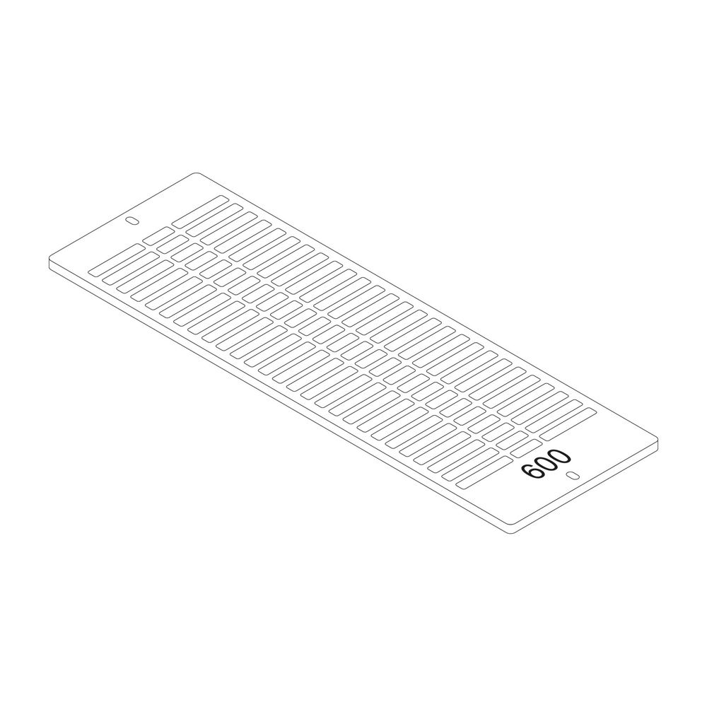 BOSCH Ersatzteil TTNR: 87183404060 Aufsteckgitter 30/33-600 RAL9016 everp... JUNKERS-87183404060 4010009206514 (Abb. 1)