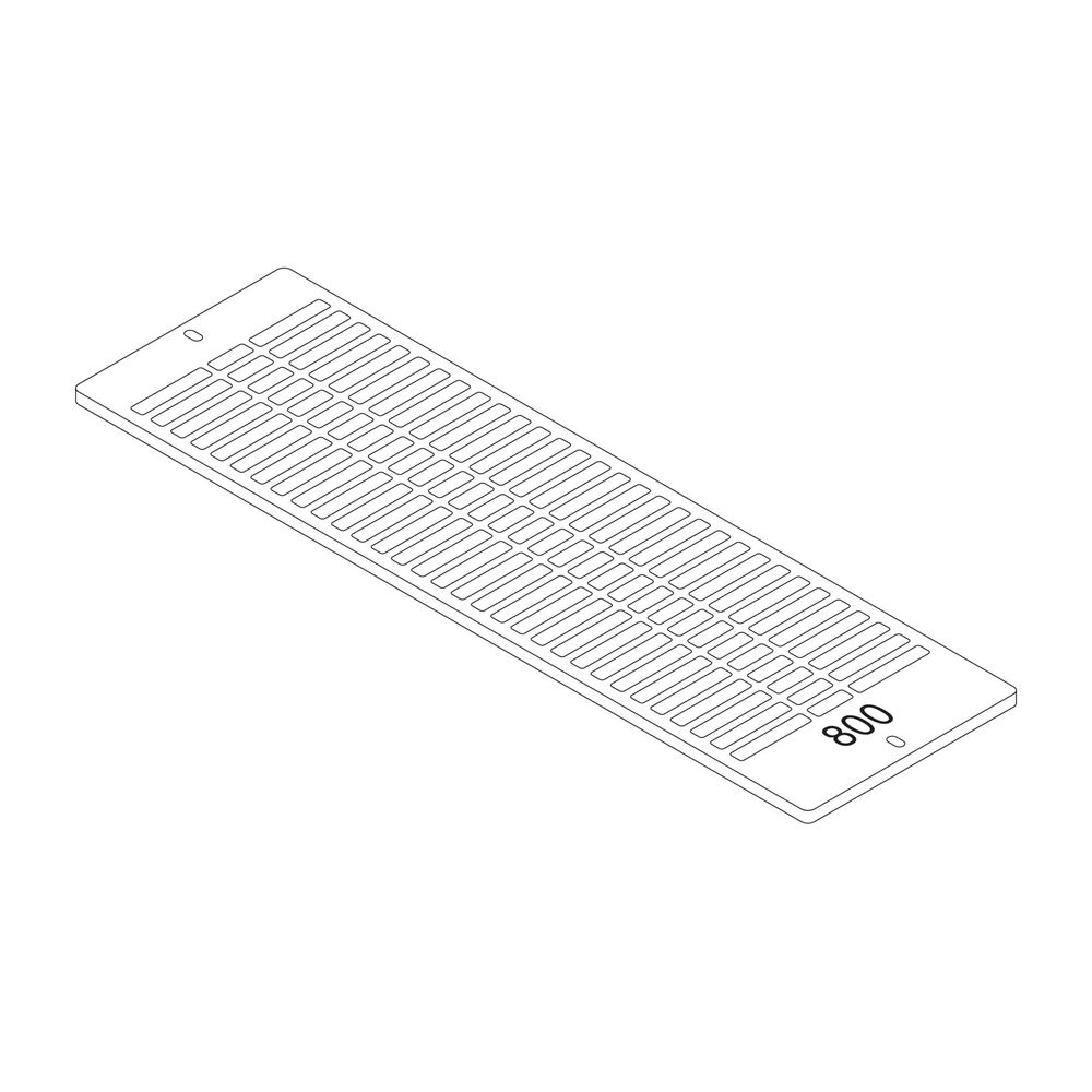 BOSCH Ersatzteil TTNR: 87183404080 Aufsteckgitter 30/33-800 RAL9016 everp... JUNKERS-87183404080 4010009206538 (Abb. 1)