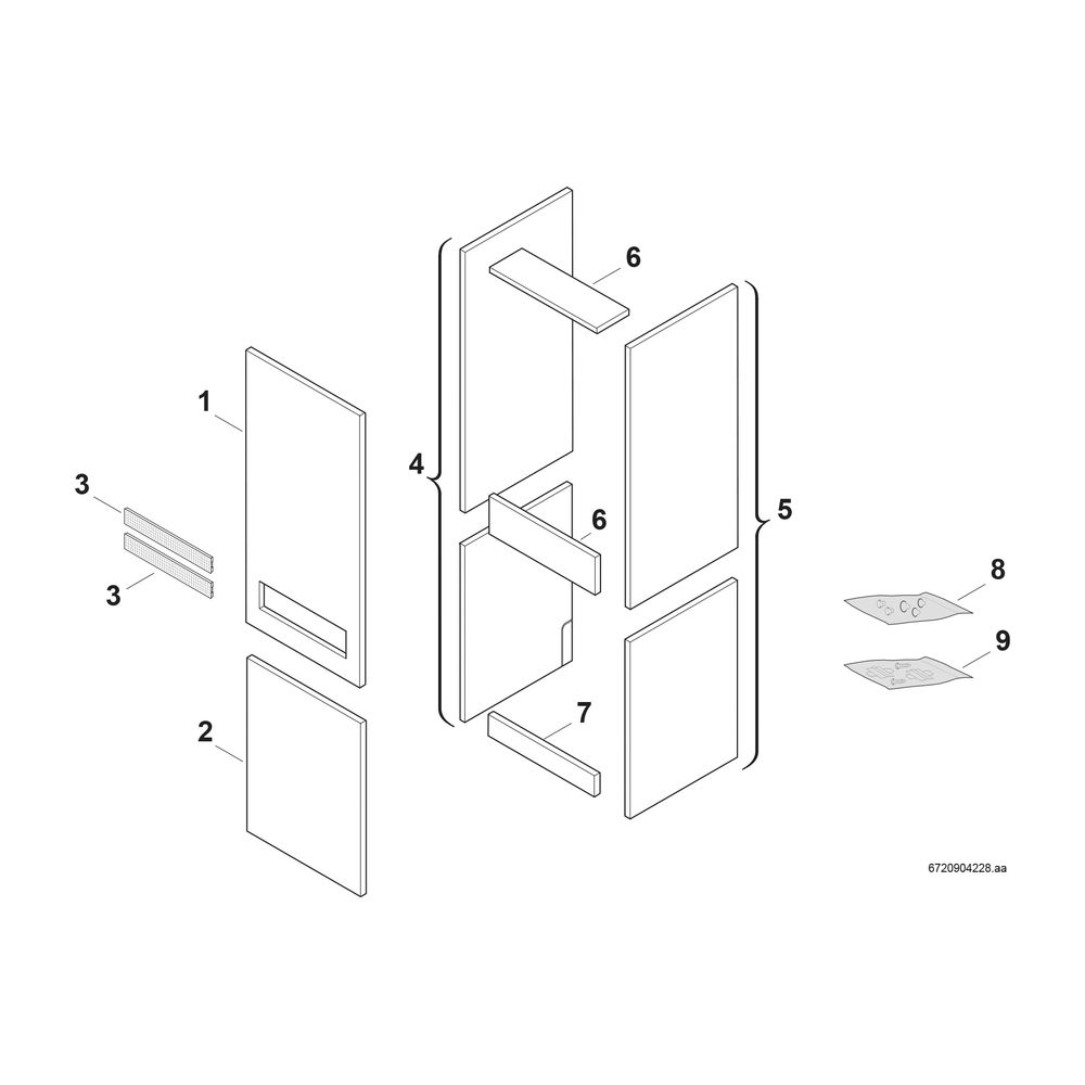 BOSCH Installationszubehör Nr. 601 Holz-Ummantelung... JUNKERS-7719001315 4010009541288 (Abb. 2)