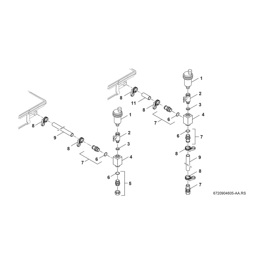 BOSCH Zubehör Solartechnik ELT 5 Entlüfter-Set... JUNKERS-7739300432 4010009858546 (Abb. 2)