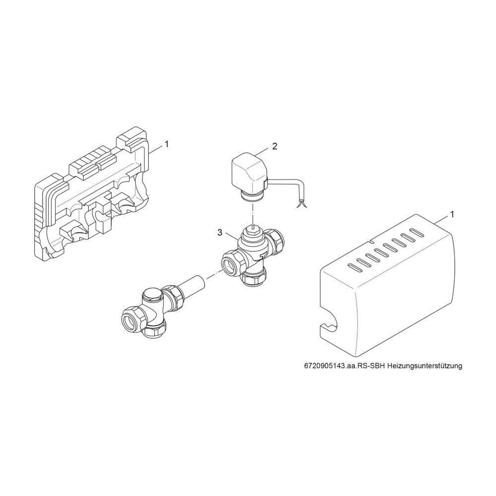 BOSCH Zubehör Solartechnik SBH Heizungsunterstützungseinheit... JUNKERS-7739300894 4047416662152 (Abb. 2)