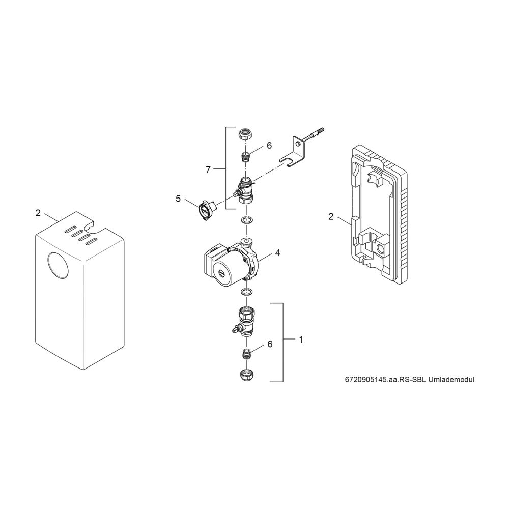 BOSCH Zubehör Solartechnik SBL Umlade-Einheit... JUNKERS-7739300895 4047416662169 (Abb. 2)