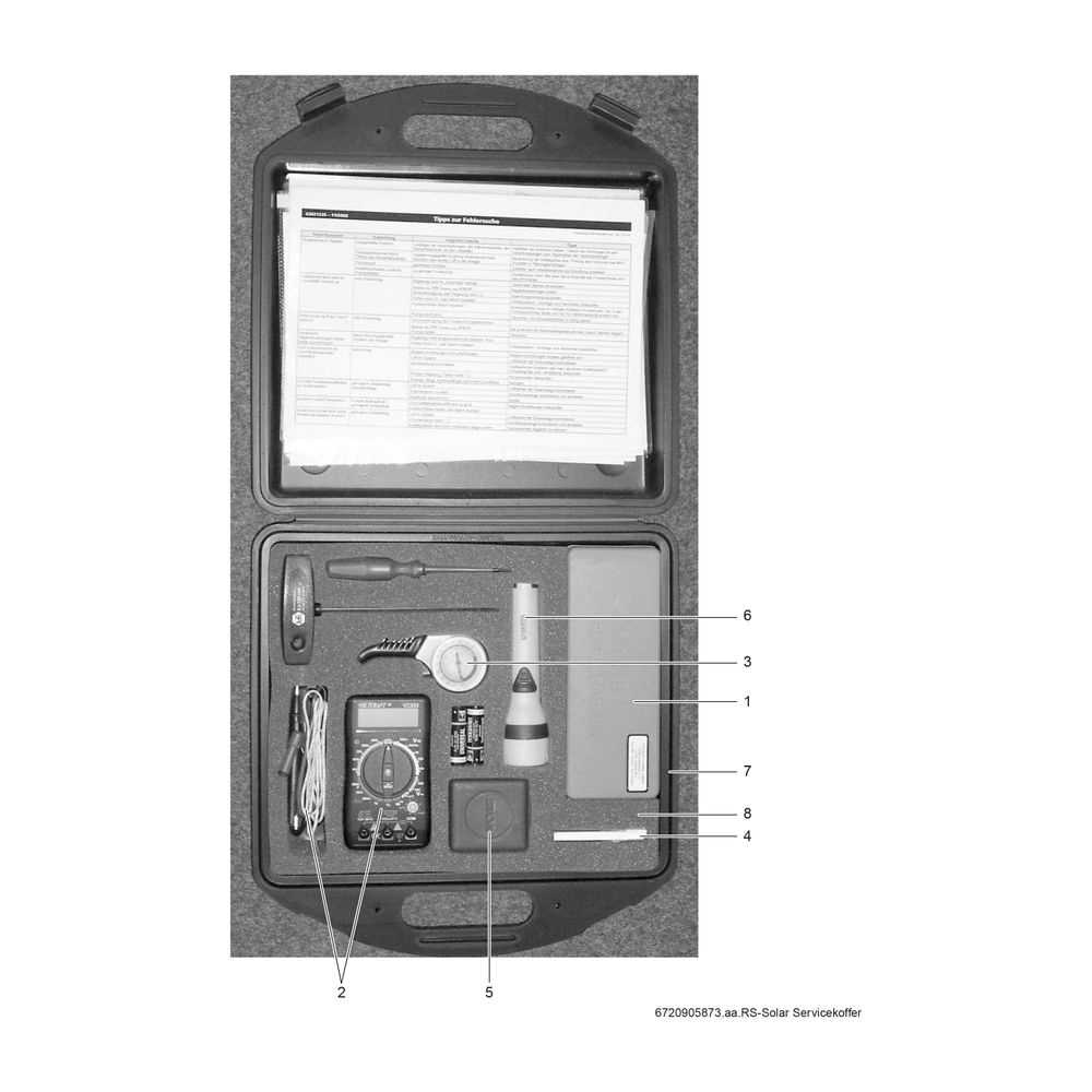 BOSCH Zubehör Solartechnik SSK Solar-Servicekoffer... JUNKERS-7739300367 4010009962144 (Abb. 2)