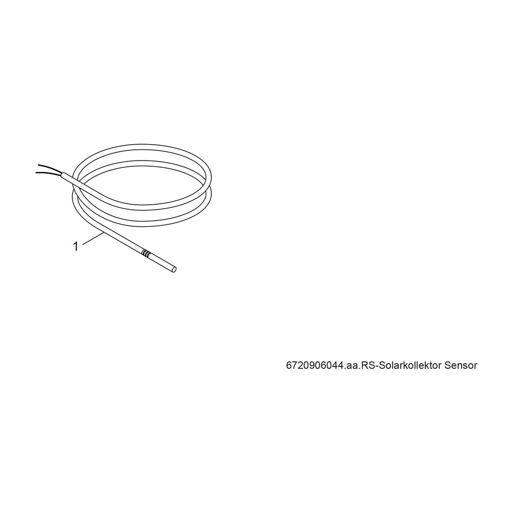 BOSCH Zubehör Solartechnik TF 2 Kollektorfühler... JUNKERS-7747009880 4010009168454 (Abb. 2)