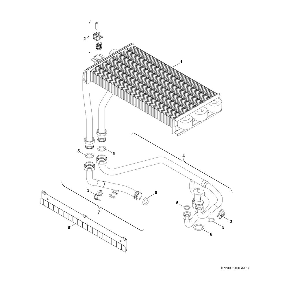 BOSCH Gas-Heizwertgerät, wandhängend CERASTARCOMFORT ZWR 18-8 KE 23... JUNKERS-7736901018 4057749088949 (Abb. 4)