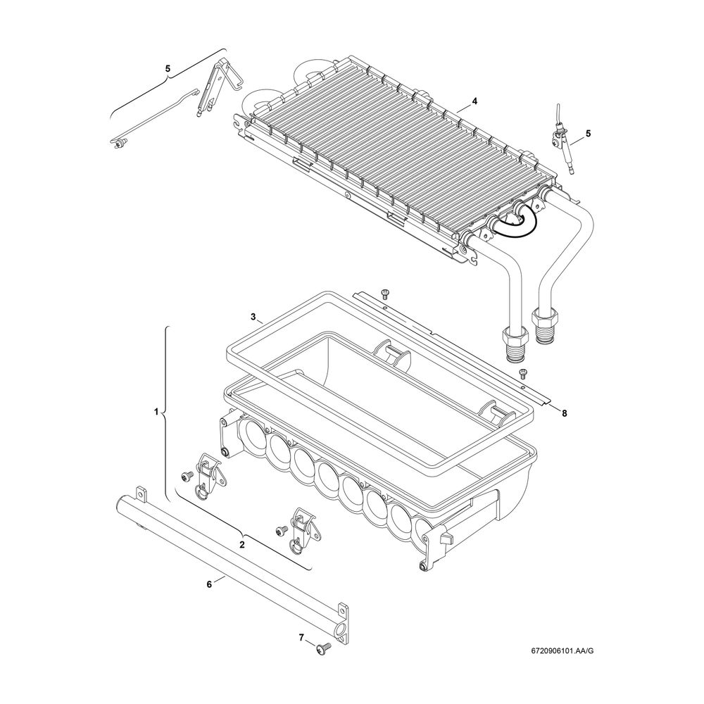 BOSCH Gas-Heizwertgerät, wandhängend CERASTARCOMFORT ZWR 18-8 KE 23... JUNKERS-7736901018 4057749088949 (Abb. 5)