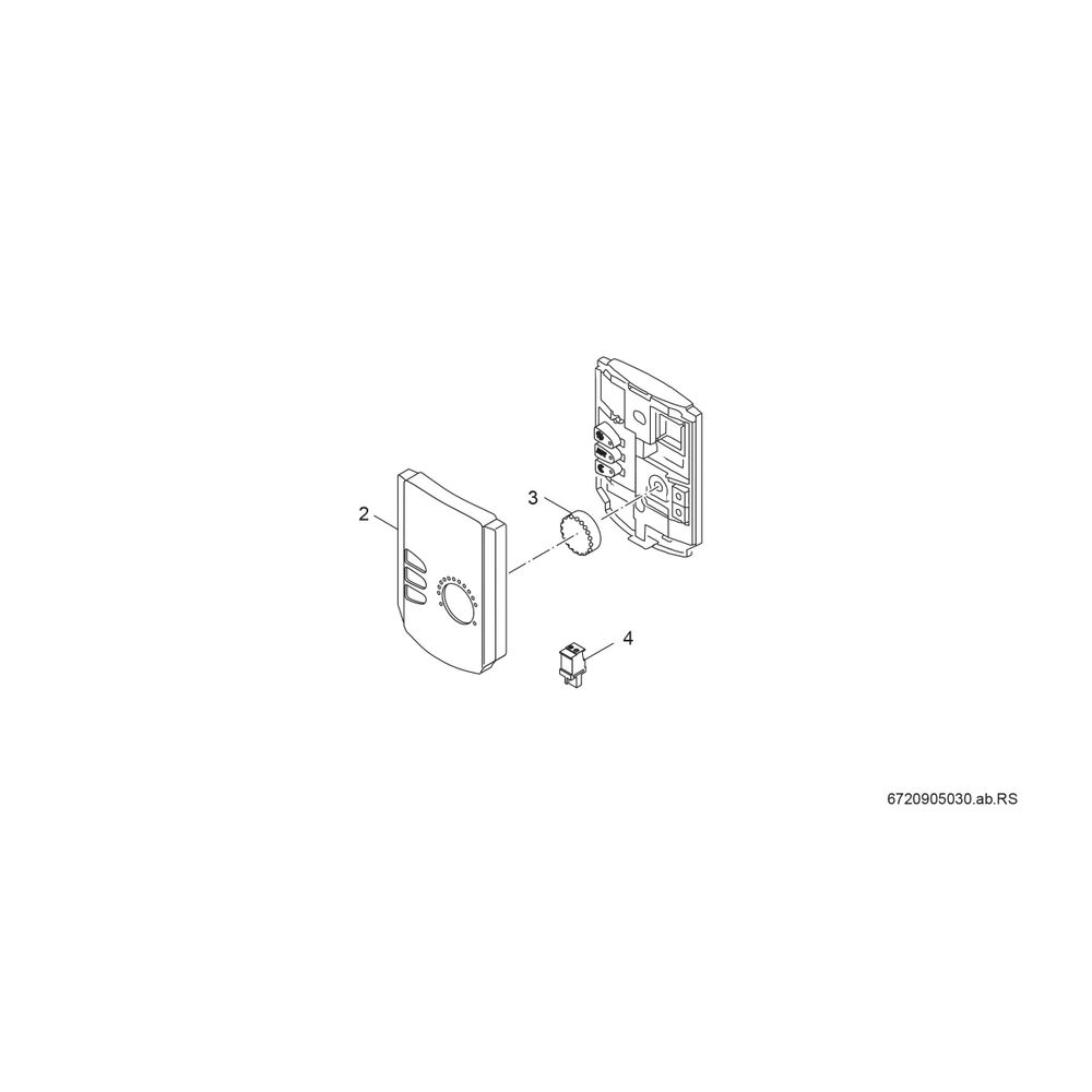 Bosch Fernbedienung BFU für CC8313/8311, 115x80x27mm, je Heizkreis 1x einsetzbar... JUNKERS-5720720 4010009991984 (Abb. 2)