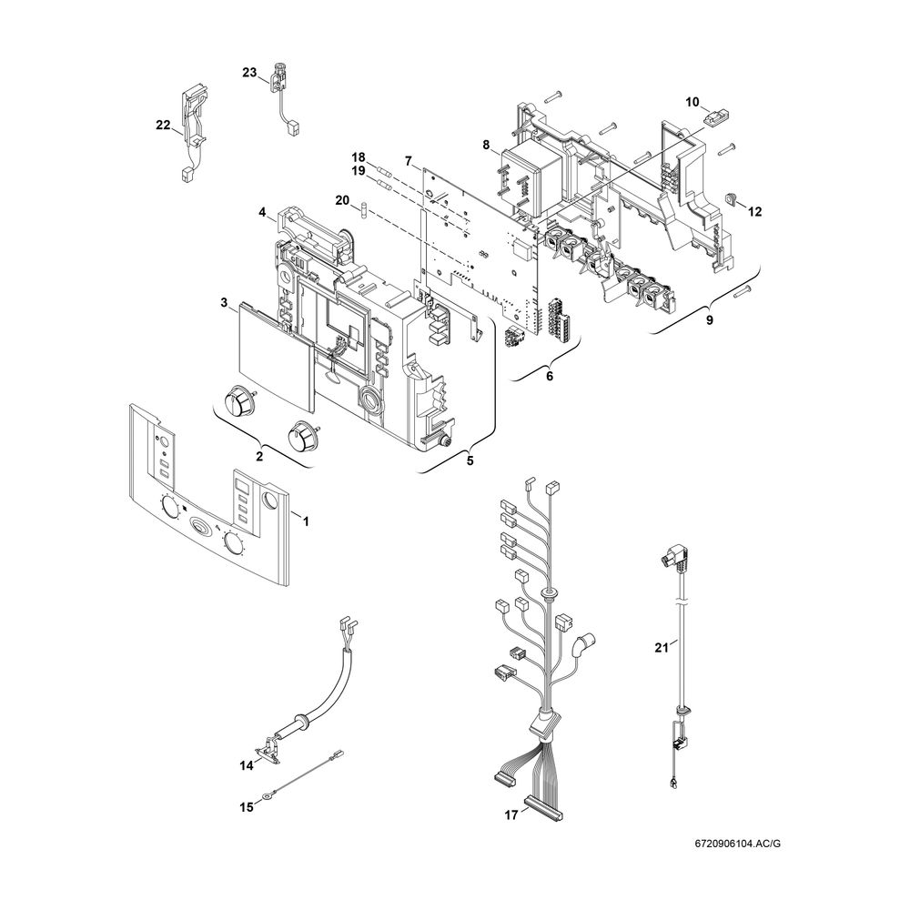 BOSCH Gas-Heizwertgerät, wandhängend CERASTARCOMFORT ZWR 18-8 KE 23... JUNKERS-7736901018 4057749088949 (Abb. 8)