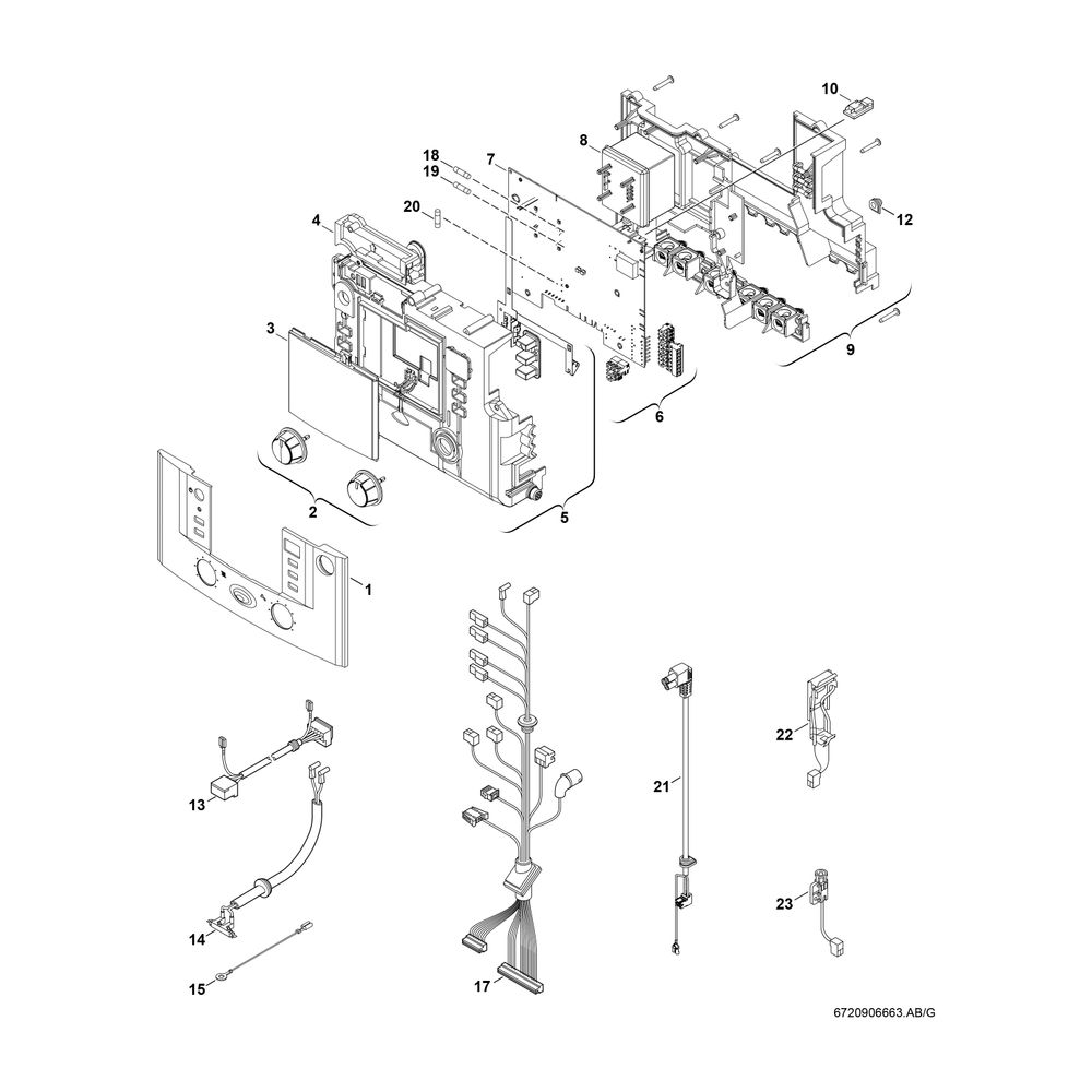 BOSCH Gas-Heizwertgerät, wandhängend CERAMINI ZSR 5/10-7 KE 23, 770x450x275... JUNKERS-7736900309 4054925619447 (Abb. 8)