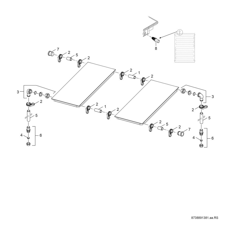 BOSCH Zubehör Solartechnik FS 11-2 Indach-Anschluss-Set für SO5000TF... JUNKERS-7735600336 4057749411914 (Abb. 3)