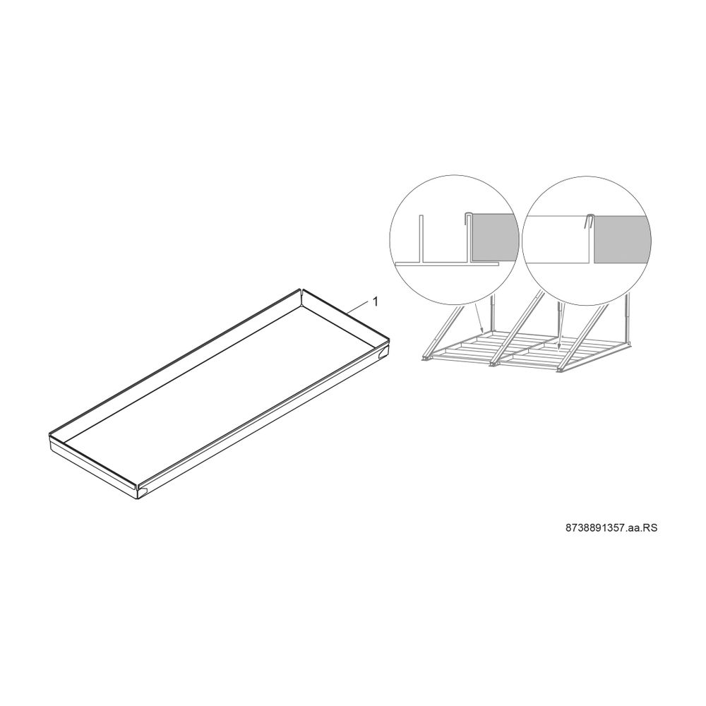 BOSCH Zubehör Flachkollektoren FKF 7-2 Flachdachwannen-Set für Flachdachständer... JUNKERS-8718531035 4051516044923 (Abb. 2)