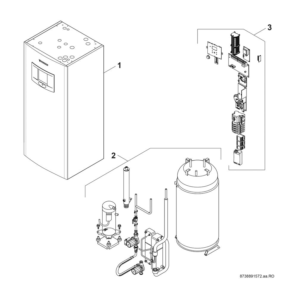 BOSCH Solewärmepumpe SUPRAECO STM 100-1 1800x600x645, Modulgerät, 10,4 kW... JUNKERS-7738600325 4051516034313 (Abb. 2)