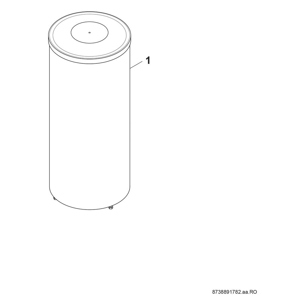 Bosch Pufferspeicher Stora BP 300-5 1 für Wärmepumpen, 1495x670mm, 307 Liter, Silbe... JUNKERS-8732971110 4069143163382 (Abb. 2)