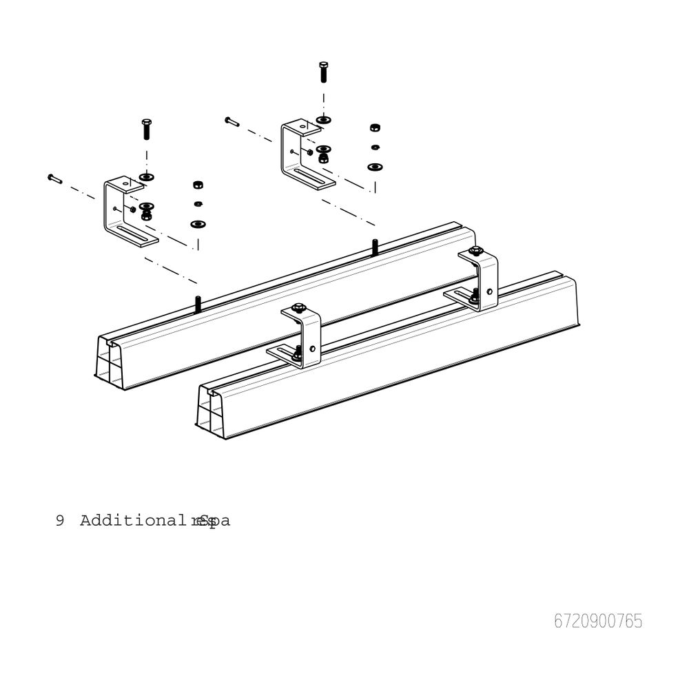 BOSCH Zubehör für Split-Wärmepumpen Bodenkonsole für die Split-Außeneinheit... JUNKERS-7716161065 4051516611026 (Abb. 2)