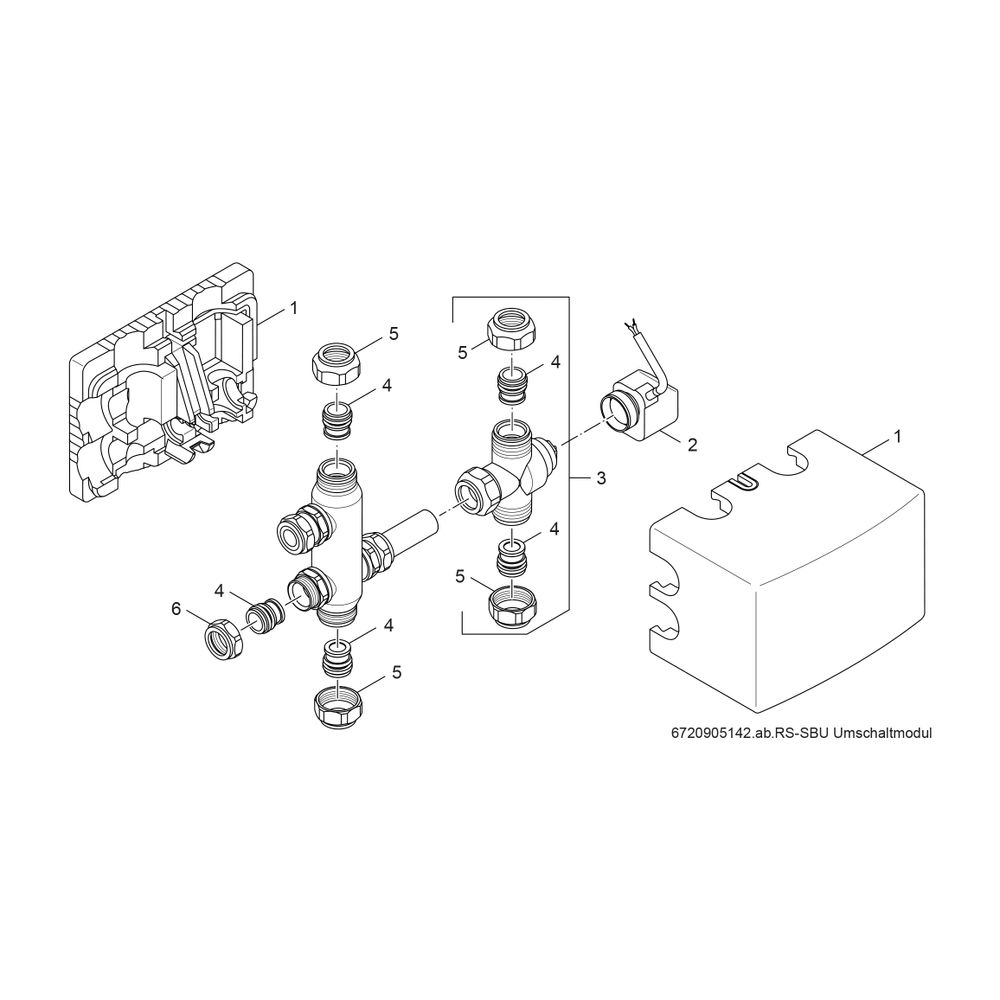 BOSCH Zubehör Solartechnik SBU Umschalt-Einheit... JUNKERS-7739300893 4047416662145 (Abb. 2)