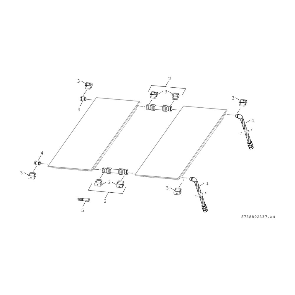 BOSCH Zubehör Solartechnik FS 13-2 Auf- u. Indachanschluss-Set für SO7000TF... JUNKERS-7735600342 4057749412614 (Abb. 3)