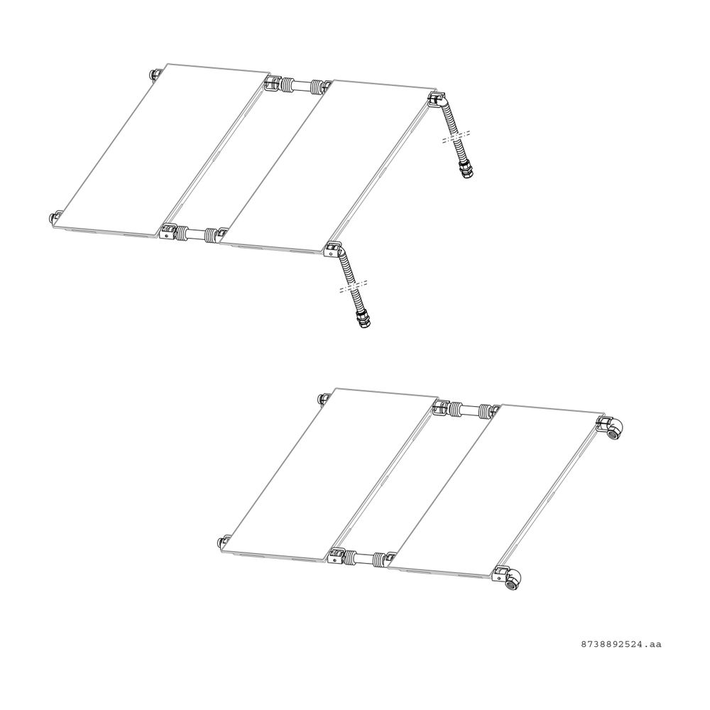 BOSCH Zubehör Solartechnik FS 13-2 Auf- u. Indachanschluss-Set für SO7000TF... JUNKERS-7735600342 4057749412614 (Abb. 2)