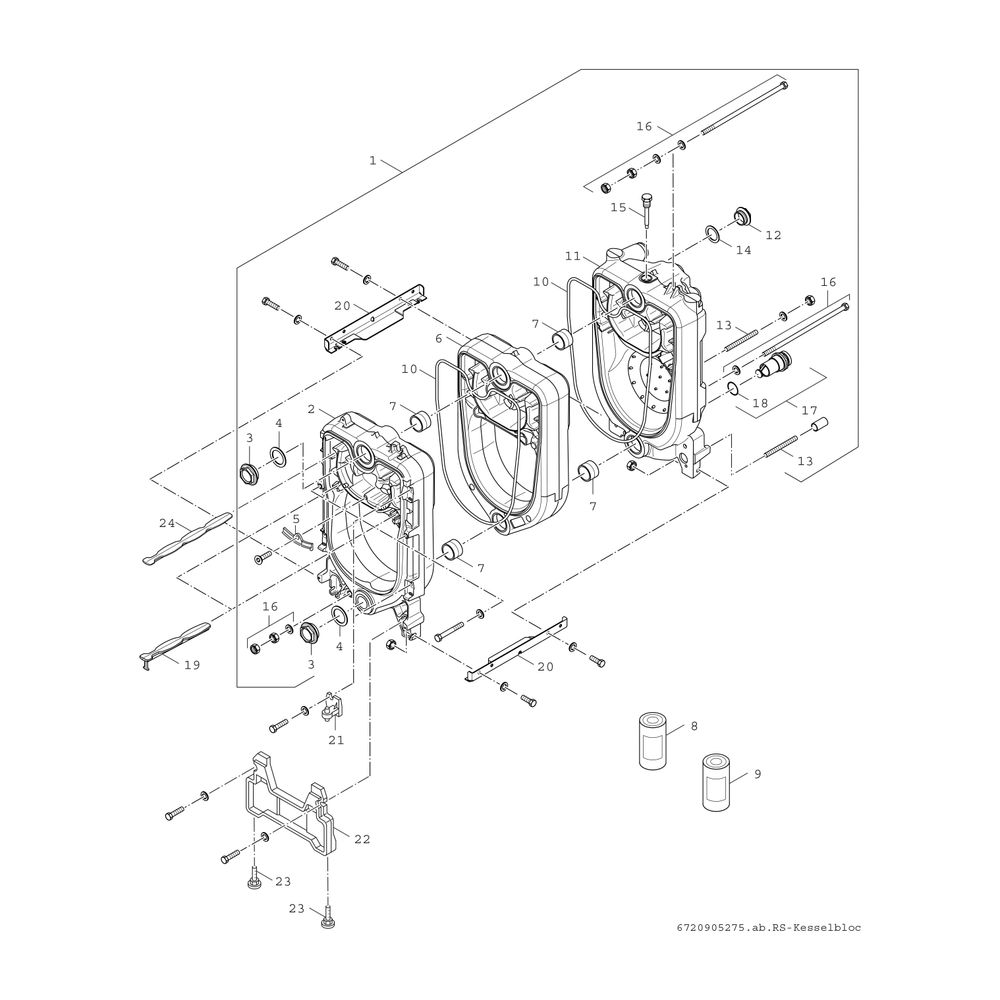 BOSCH Öl-Brennwertkessel, bodenstehend Olio Condens OC7000F 35, 914x600x1048... JUNKERS-7736602454 4057749413499 (Abb. 3)