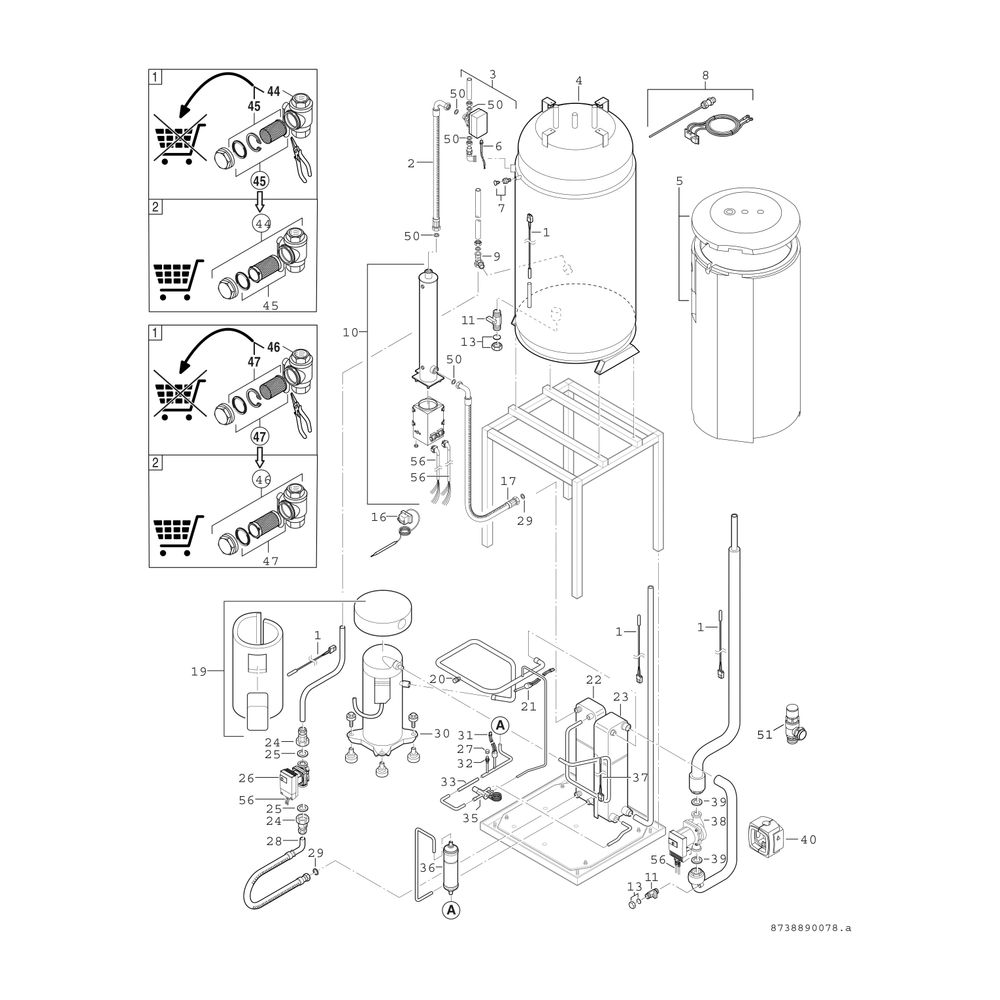 BOSCH Solewärmepumpe SUPRAECO STM 100-1 1800x600x645, Modulgerät, 10,4 kW... JUNKERS-7738600325 4051516034313 (Abb. 4)