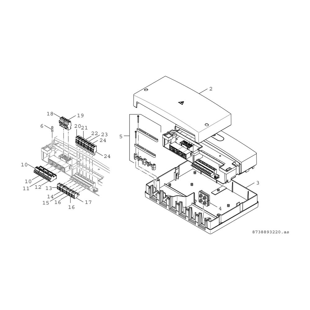 BOSCH Kaskadenmodul MC 400, 246x184x61 bis 4 Heizgeräte, 0-10V Schnittstelle... JUNKERS-7738111001 4054925556537 (Abb. 3)