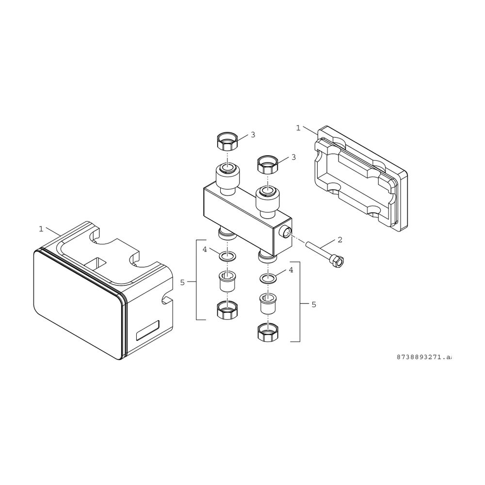 BOSCH Installationszubehör WHY DN25 quer Hydraulische Weiche quer mit Isolierung... JUNKERS-8718599384 4054925726572 (Abb. 2)