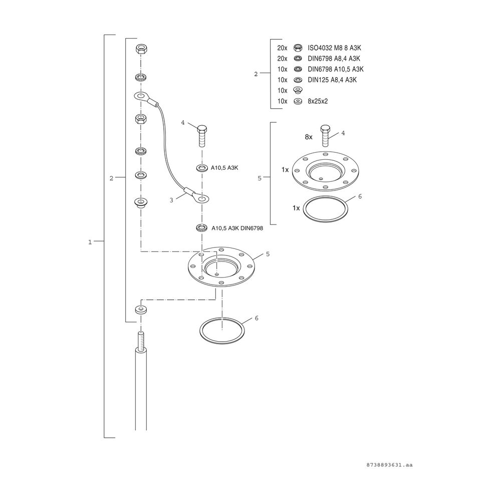 BOSCH bodensteh. Systemspeicher STORA W 200-5 EP1 C , 1550x600, 200 L, silber... JUNKERS-7735500783 4057749115492 (Abb. 4)