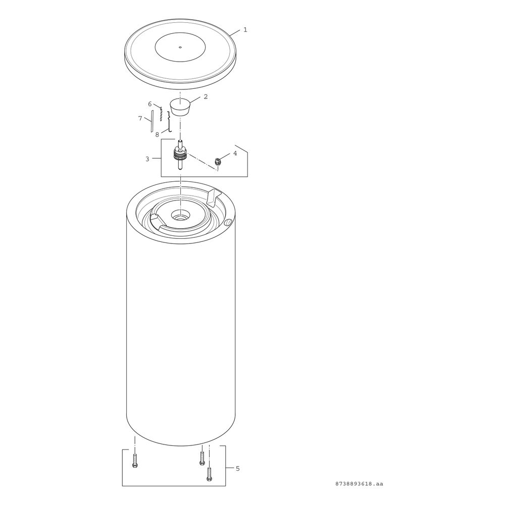 Bosch Pufferspeicher Stora BP 300-5 1 für Wärmepumpen, 1495x670mm, 307 Liter, Silbe... JUNKERS-8732971110 4069143163382 (Abb. 3)