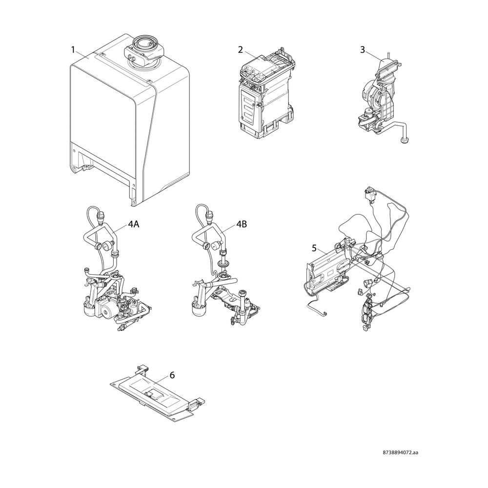 BOSCH Gas-Brennwertgerät, wandhängend Condens GC9001iW 20 E 21/23, weiß... JUNKERS-7736701340 4057749234988 (Abb. 2)