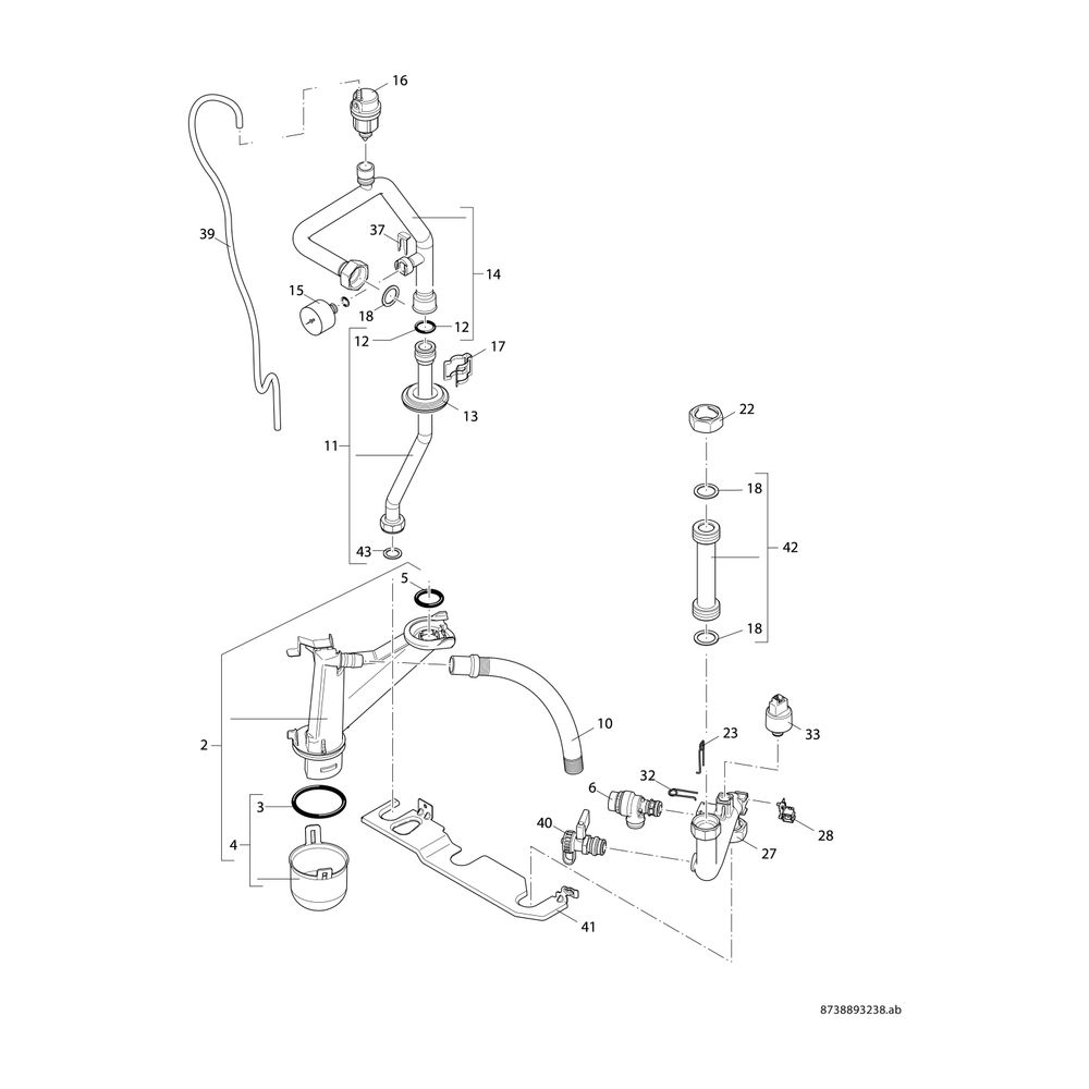 BOSCH Gas-Brennwertgerät, wandhängend Condens GC9001iW 20 H 21/23, weiß... JUNKERS-7736701351 4057749343604 (Abb. 6)