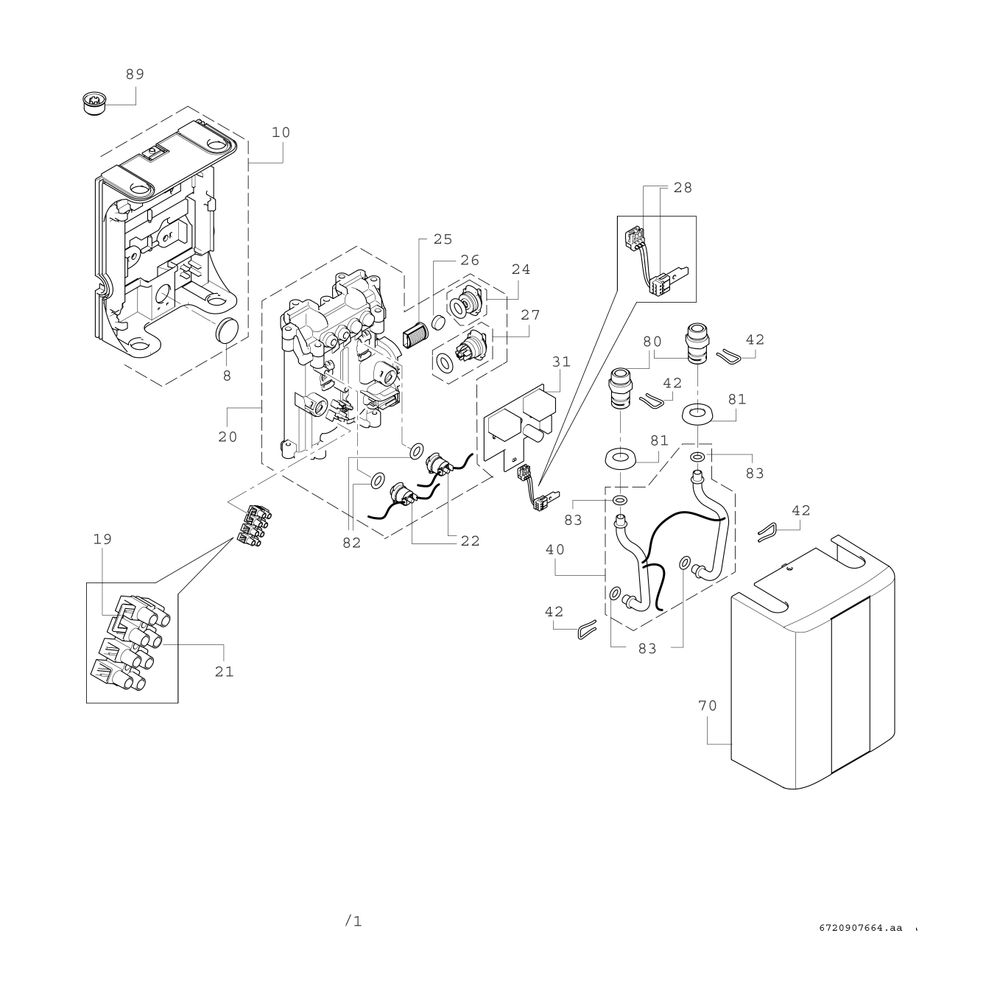 Junkers Bosch elektronischer Kleindurchlauferhitzer 6,0kW TR4000 6ET Untertischmont... JUNKERS-7736504691 4057749719584 (Abb. 2)