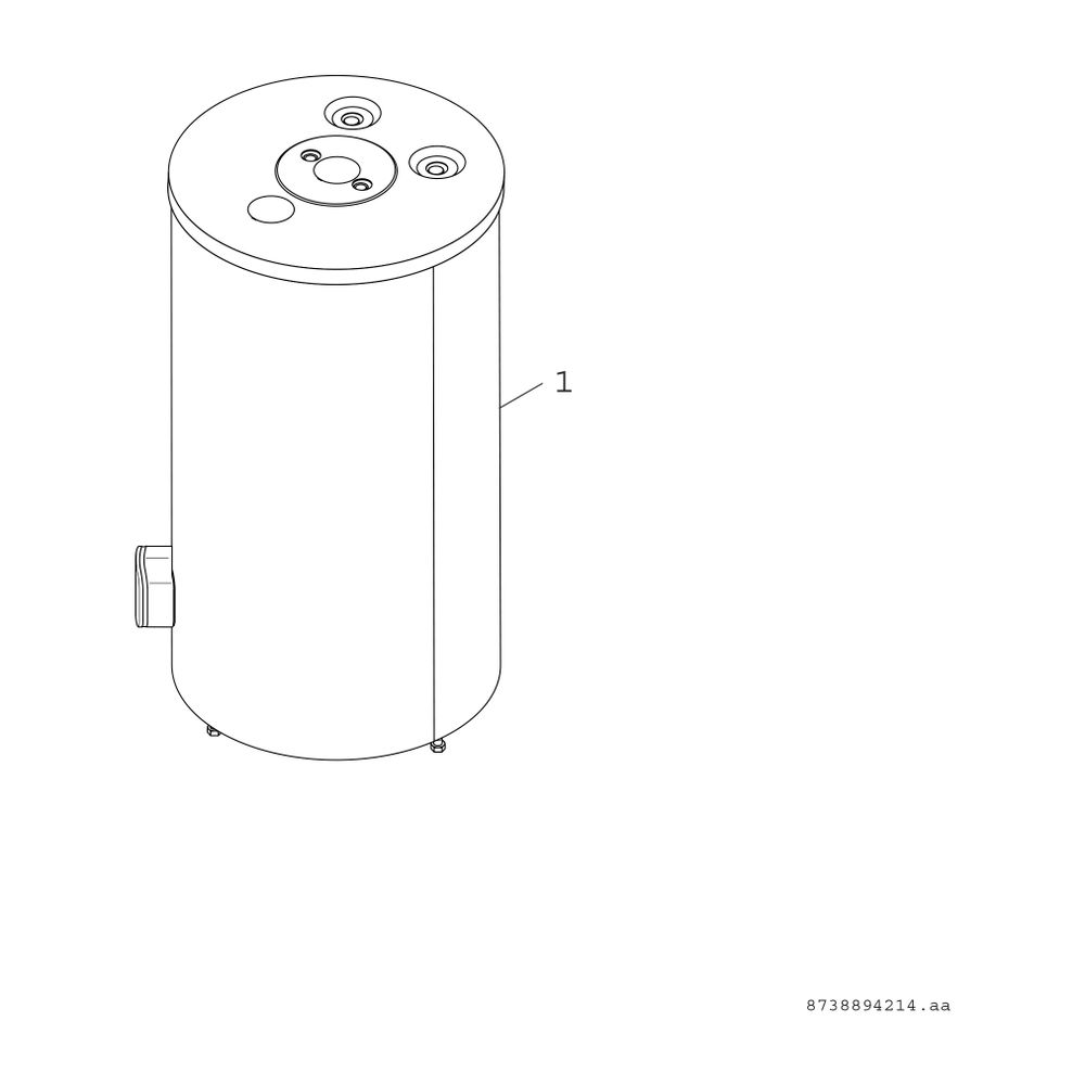 BOSCH untensteh. Systemspeicher STORA W 120-5 O1 A, 980x600, 115 L, silber... JUNKERS-8732910201 4057749432674 (Abb. 2)