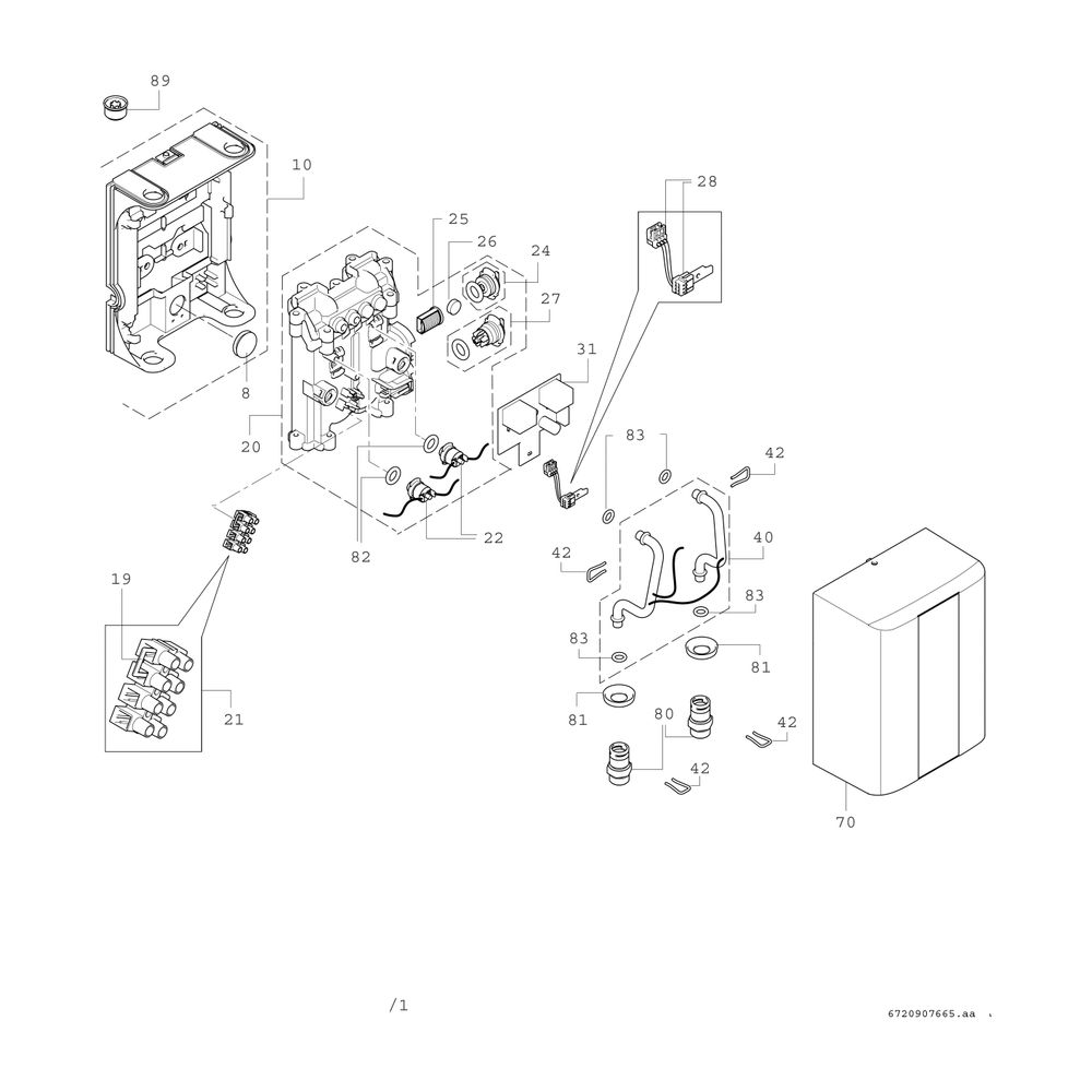 Junkers Bosch elektronischer Kleindurchlauferhitzer 6,0kW TR4000 6EB Übertischmonta... JUNKERS-7736504692 4057749719591 (Abb. 2)