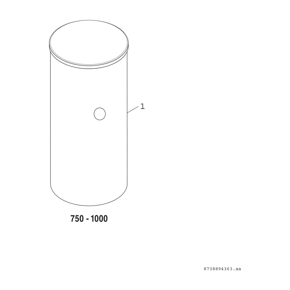 BOSCH Pufferspei. STORA BH 750-6 ERZ 1 B für Wärmepumpen, 1820x1030, 750L, silber... JUNKERS-7735501630 4057749556264 (Abb. 2)