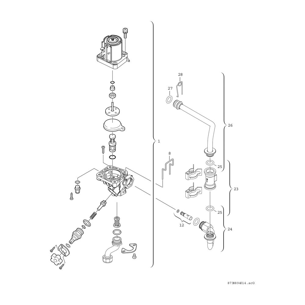 BOSCH Gas-Heizwertgerät, wandhängend CERASTARCOMFORT ZWR 18-8 KE 23... JUNKERS-7736901018 4057749088949 (Abb. 9)