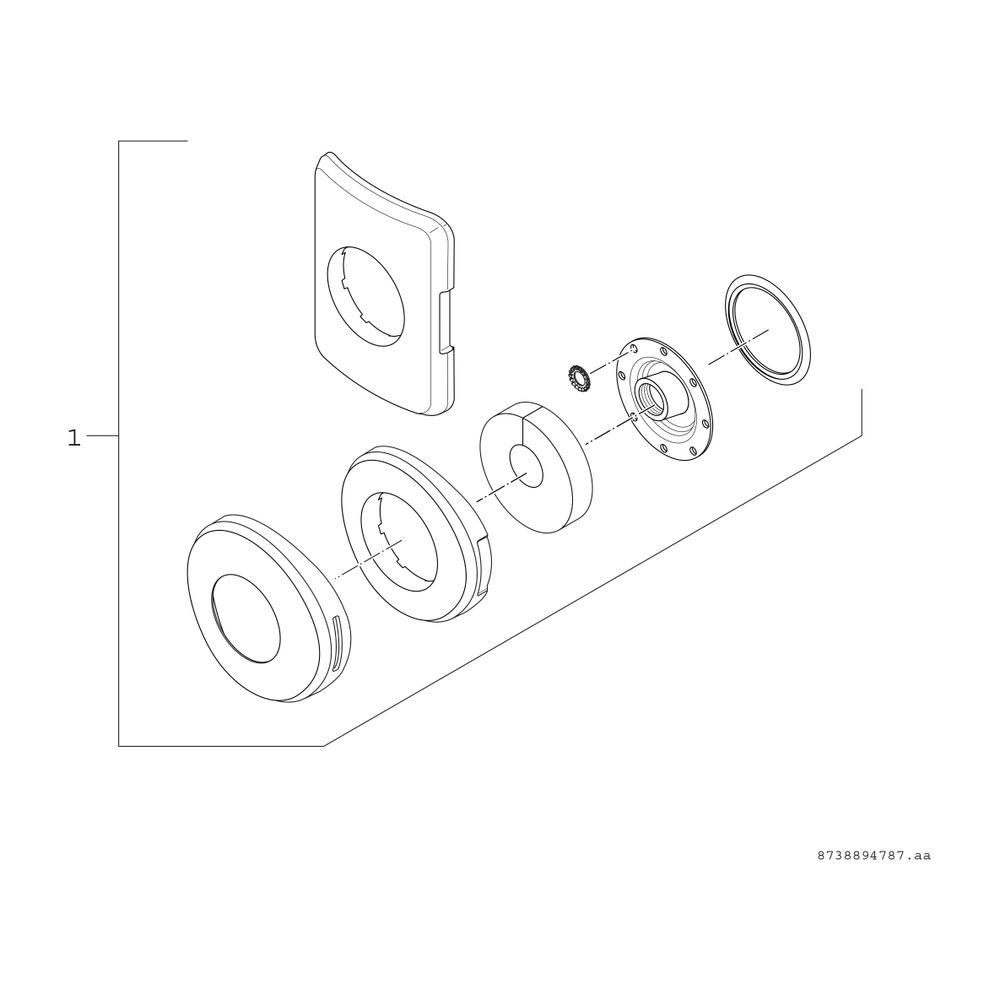 BOSCH Zubehör für Warmwasserspeicher E-Montage-Kit Revisionsöffnung d:600/670... JUNKERS-8718542449 4051516592745 (Abb. 2)