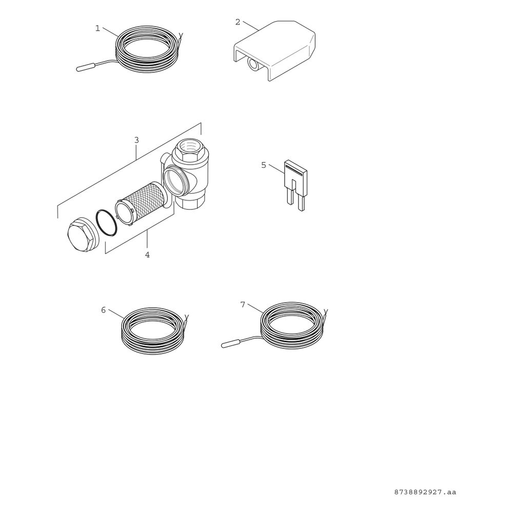 Bosch Luft-Wasser-Wärmepumpe Inneneinheit Compress CS7000iAW 9 IRB, R410A, 9kW, biv... JUNKERS-7739614362 4057749596208 (Abb. 8)